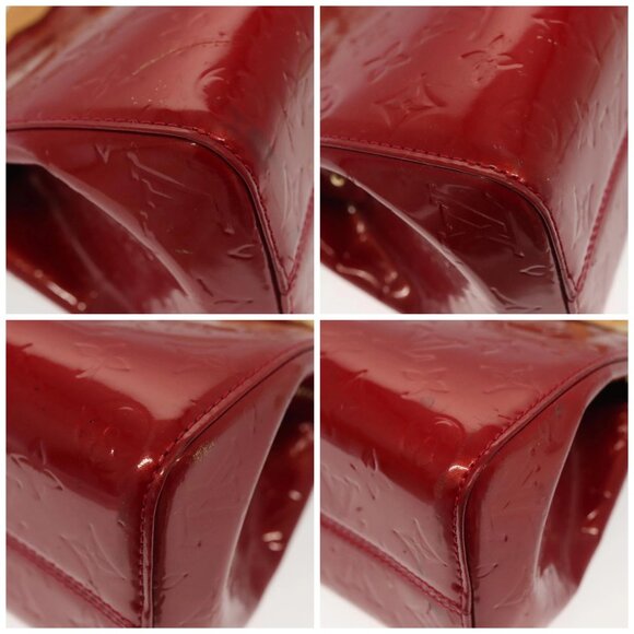 LOUIS VUITTON Monogram Vernis Brea PM Hand Bag Red M91623 LV Auth ep10407 - Picture 14 of 16